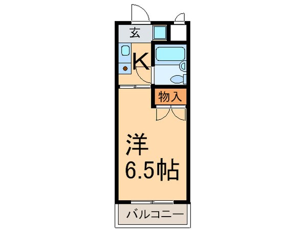 ジュネスタチバナの物件間取画像